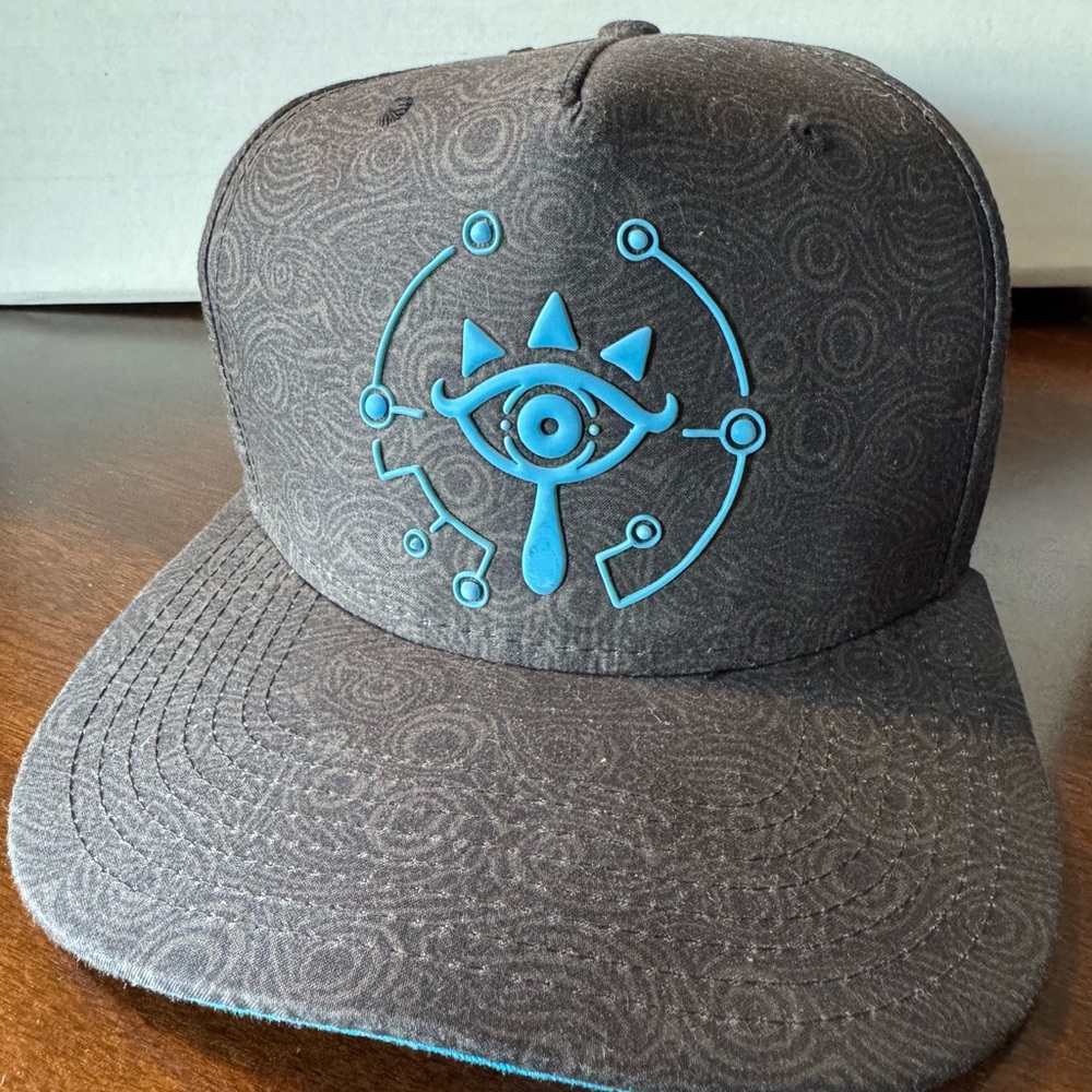 The Legend Of Zelda Breath Of The Wild Cap Hat Adult Snapback Black Adjustable